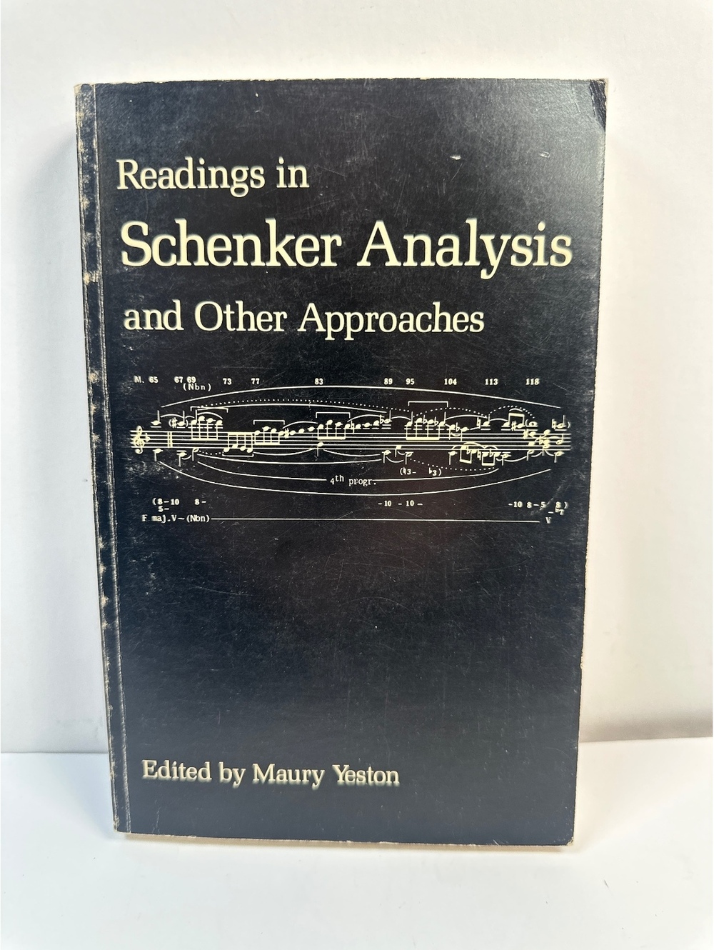 Readings In Schenker Analysis Maury Yeston 1977 Yale Music Theory Paperback